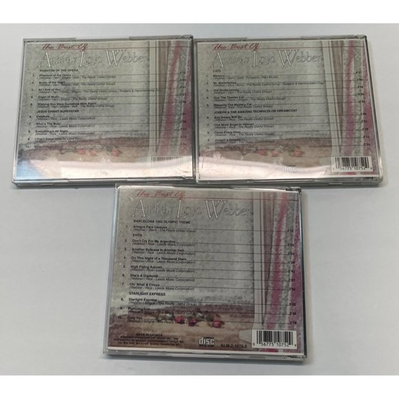 The Best of Andrew Lloyd Webber 3 Volume CD Set Soundtrack Musicals 30 Songs - Picture 3 of 9